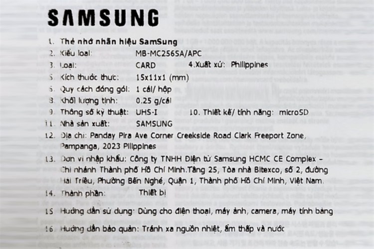 Thẻ nhớ Samsung EVO Plus MicroSD 256GB class 10_U3 Màu Trắng