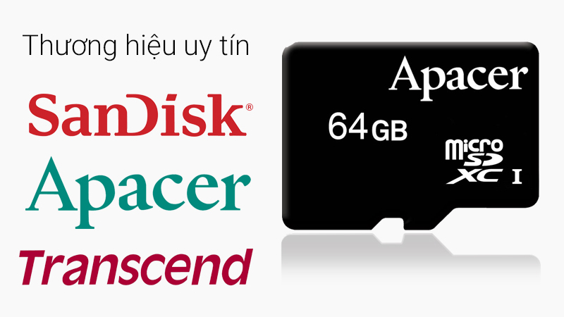 Thẻ nhớ 64 GB MicroSD class 10 Thẻ nhớ 64 GB MicroSD class 10