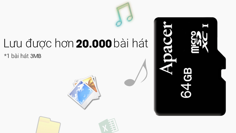 Thẻ nhớ 64 GB MicroSD class 10 Thẻ nhớ 64 GB MicroSD class 10