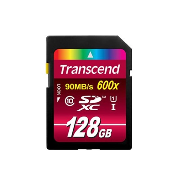Thẻ nhớ SD 128 GB Transcend Class 10 600x