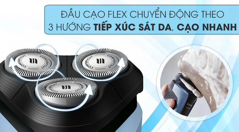 Máy cạo râu khô và ướt Philips S1070