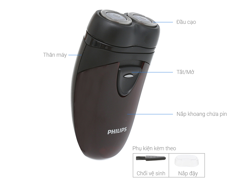 Thông số kỹ thuật Máy cạo râu Philips PQ206