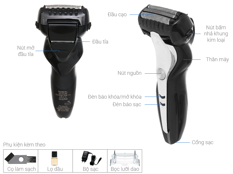 Thông số kỹ thuật Máy cạo râu Panasonic ES-ST2N-K751