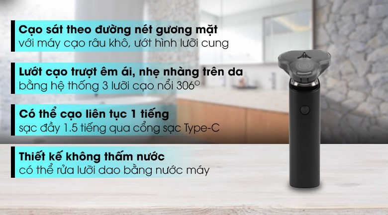 Máy cạo râu khô và ướt Xiaomi S500 NUN4131GL