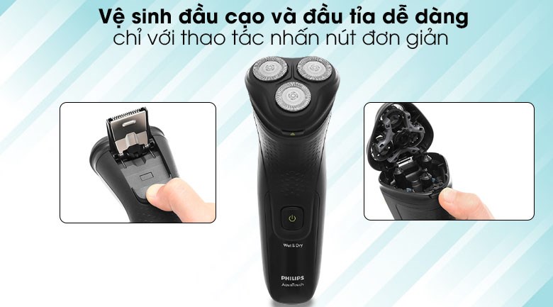 Máy cạo râu khô và ướt Philips S1223