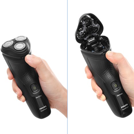 Máy cạo râu khô và ướt Philips S1223 Màu Đen