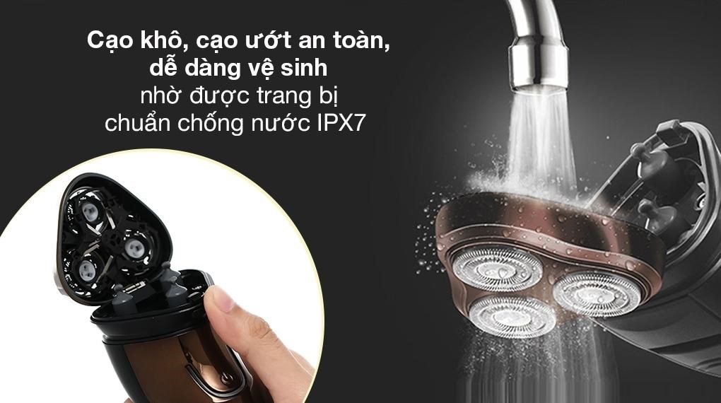 Máy cạo râu khô và ướt Flyco FS371VN