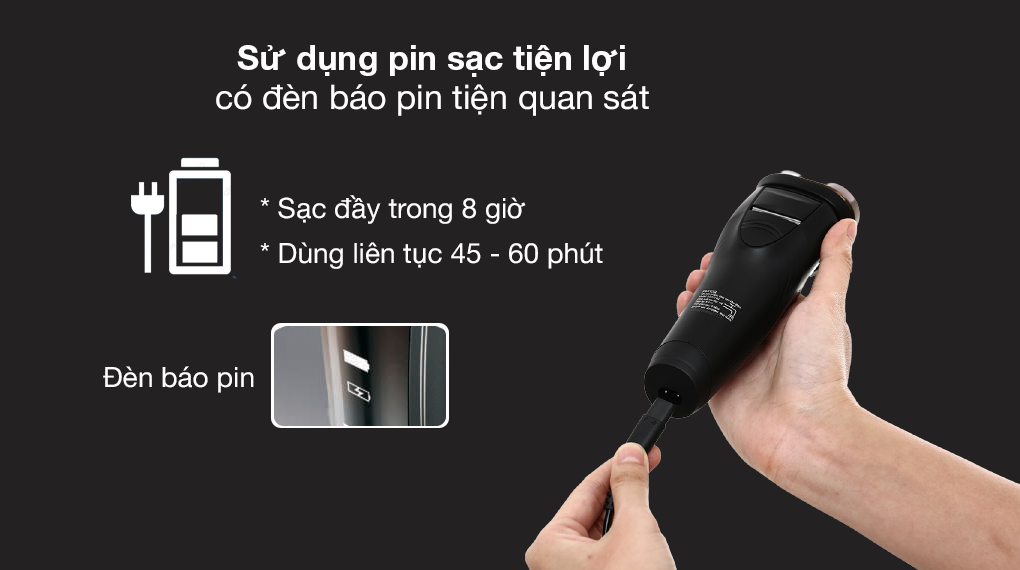 Máy cạo râu khô và ướt Flyco FS371VN