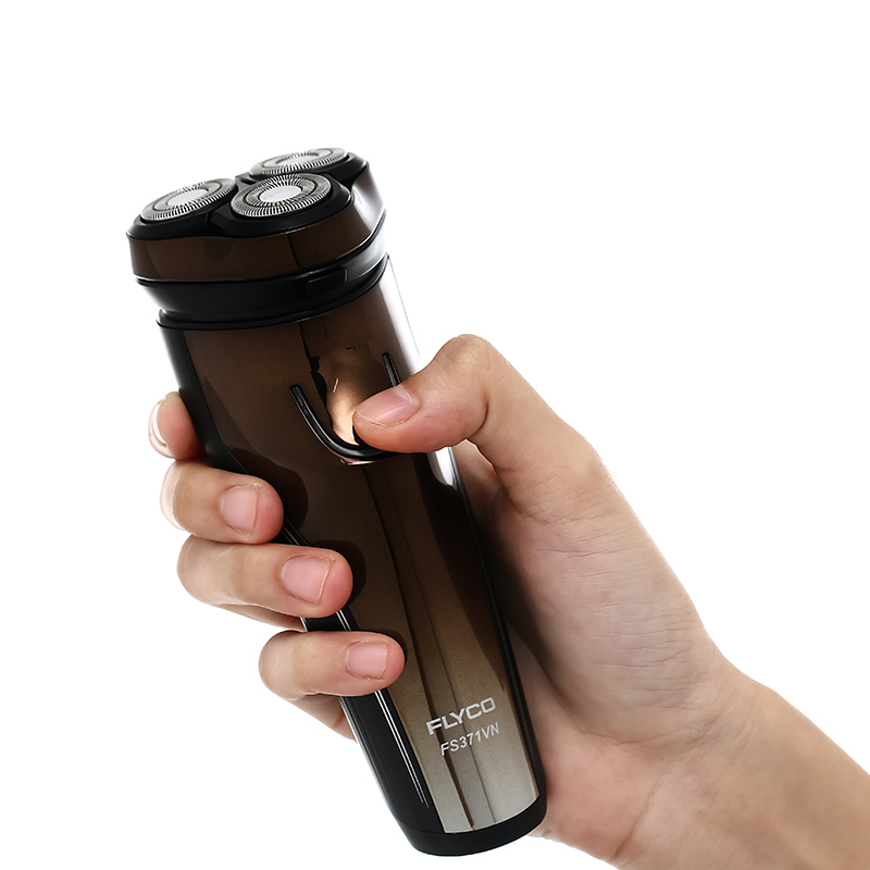 Máy cạo râu khô và ướt Flyco FS371VN Màu Vàng đồng