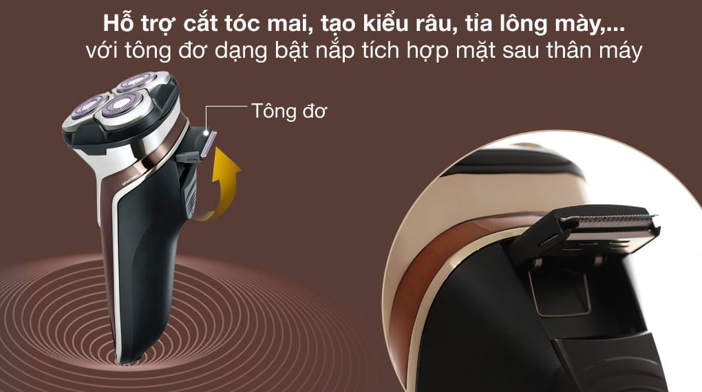 Máy cạo râu khô và ướt Flyco FS379VN