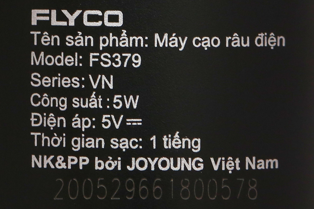 Siêu thị máy cạo râu Flyco FS379VN