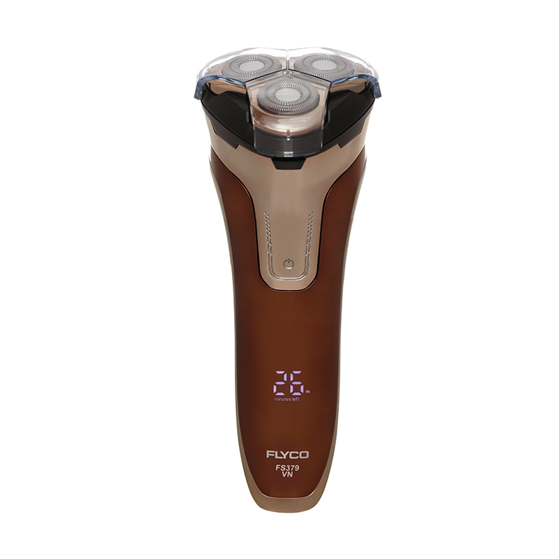 Máy cạo râu khô và ướt Flyco FS379VN Màu Nâu