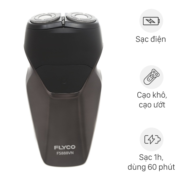 Máy cạo râu khô và ướt Flyco FS888VN
