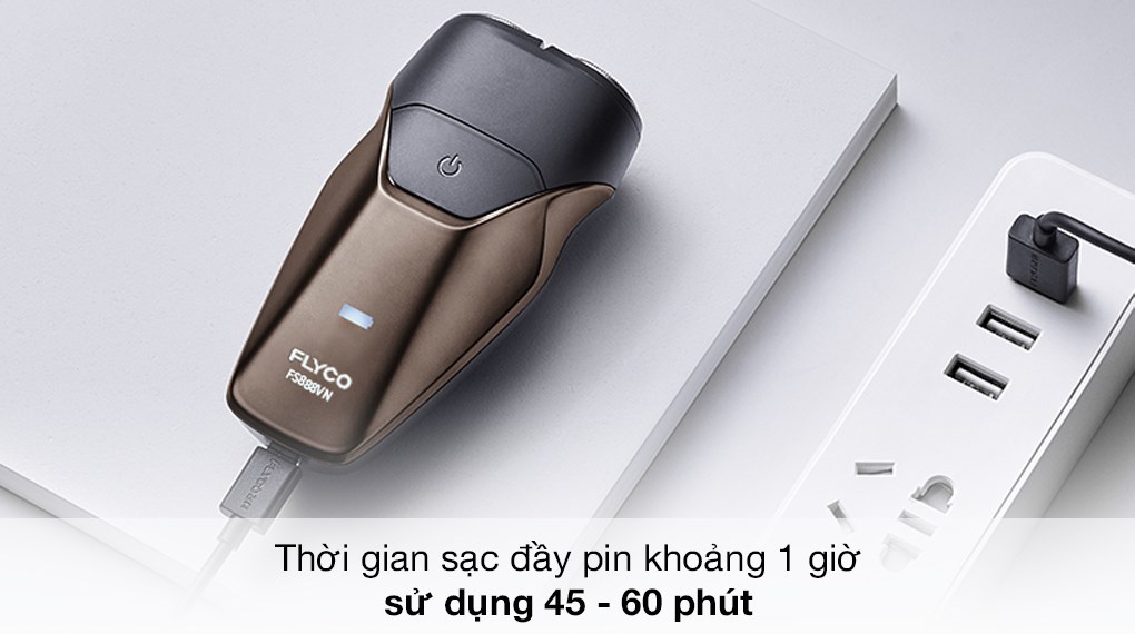 Máy cạo râu khô và ướt Flyco FS888VN