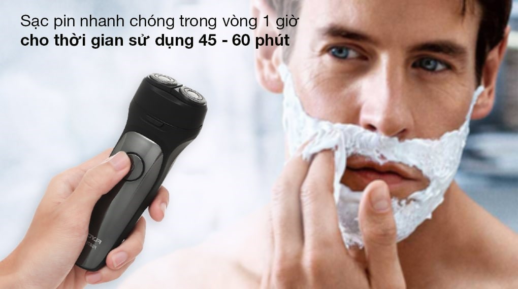 Máy cạo râu khô và ướt Flyco FS879VN