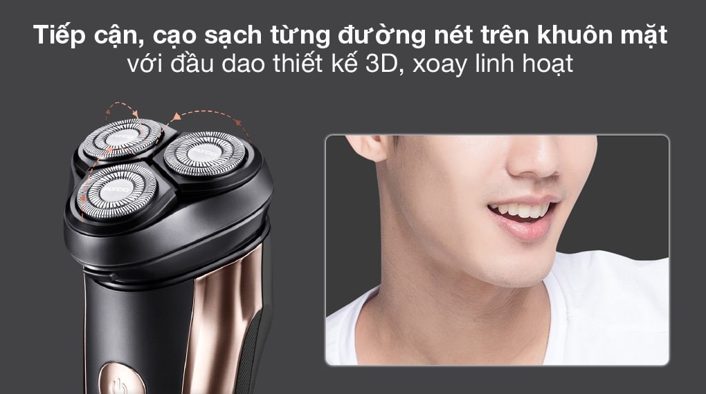 Máy cạo râu khô và ướt Flyco FS317VN