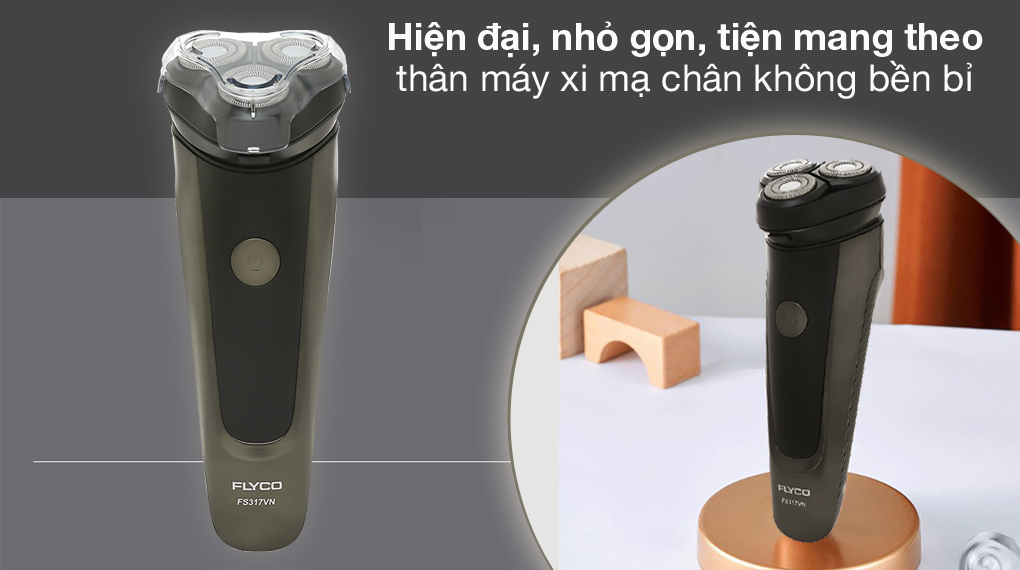 Máy cạo râu khô và ướt Flyco FS317VN