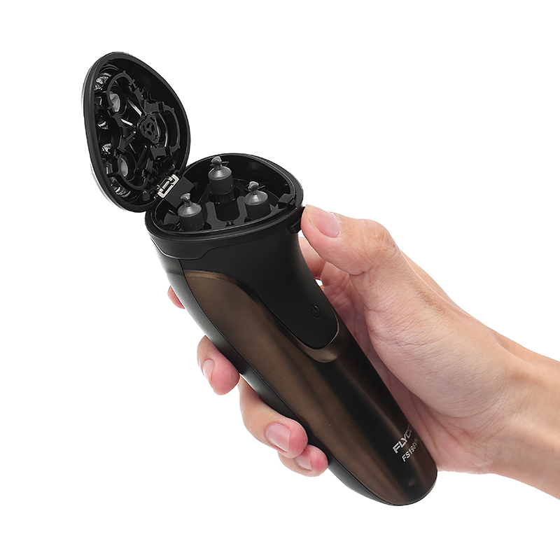 Máy cạo râu khô và ướt Flyco FS198VN Màu Vàng đồng