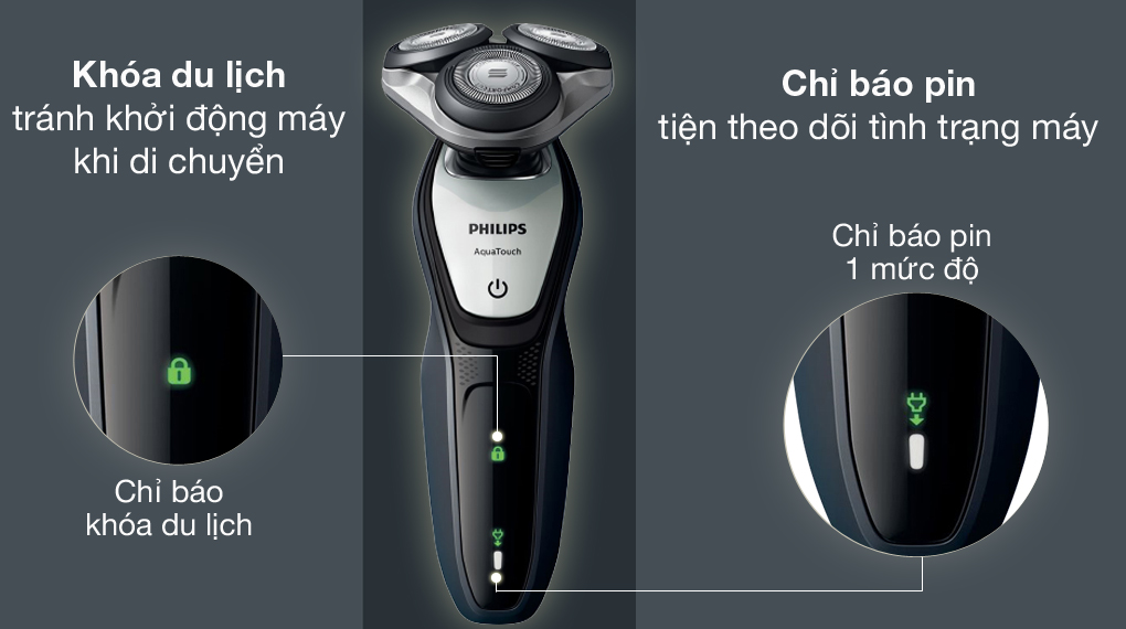 Máy cạo râu khô và ướt Philips S5083/03