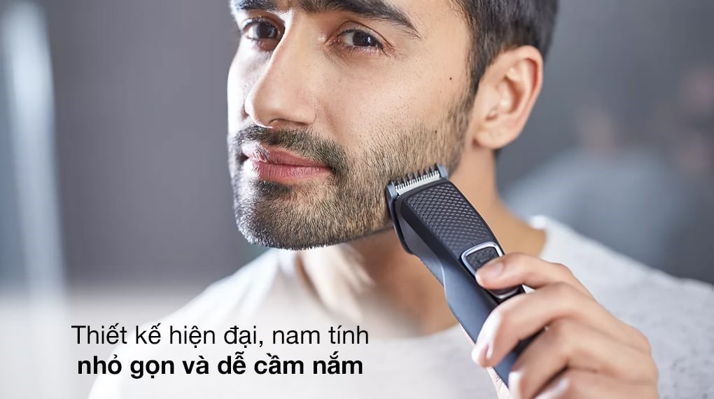 Máy tạo kiểu râu khô và ướt Philips BT1214/15