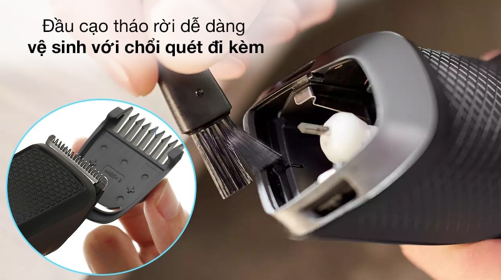 Máy tạo kiểu râu khô và ướt Philips BT1214/15