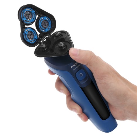 Máy cạo râu khô và ướt Philips S5444/03 Màu Đen - xanh dương