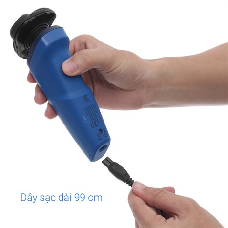 Máy cạo râu khô và ướt Philips S5444/03 Màu Đen - xanh dương