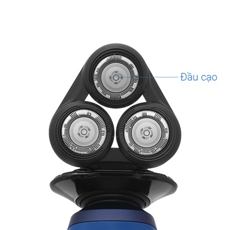 Máy cạo râu khô và ướt Philips S5444/03 Màu Đen - xanh dương