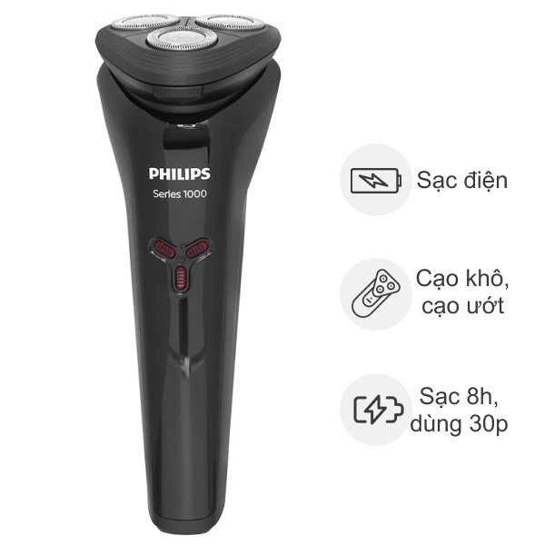 Máy Cạo Râu Khô Và Ướt Philips S1103/02