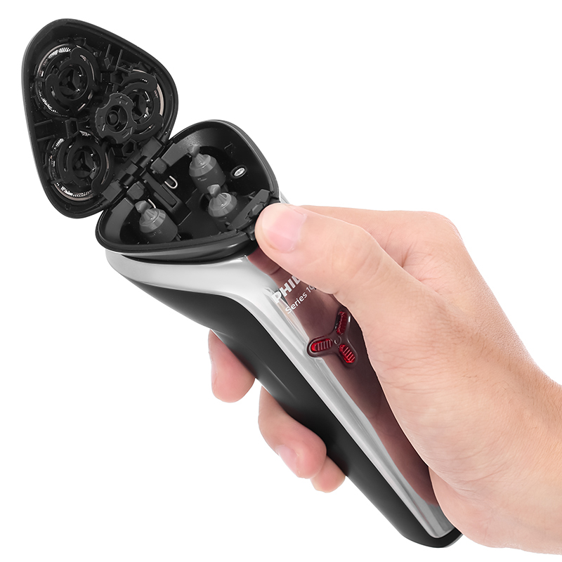 Máy cạo râu khô và ướt Philips S1301/02 Màu Đen - Xám