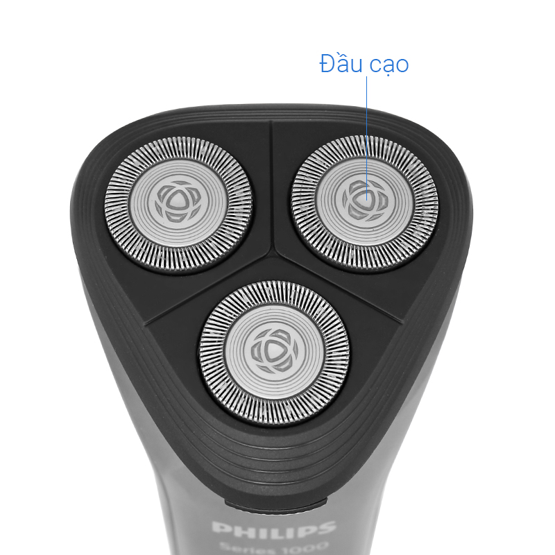 Máy cạo râu khô và ướt Philips S1301/02 Màu Đen - Xám