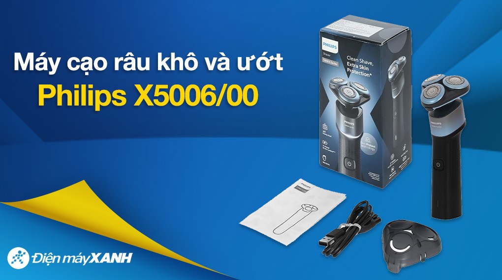 Máy cạo râu khô và ướt Philips X5006/00