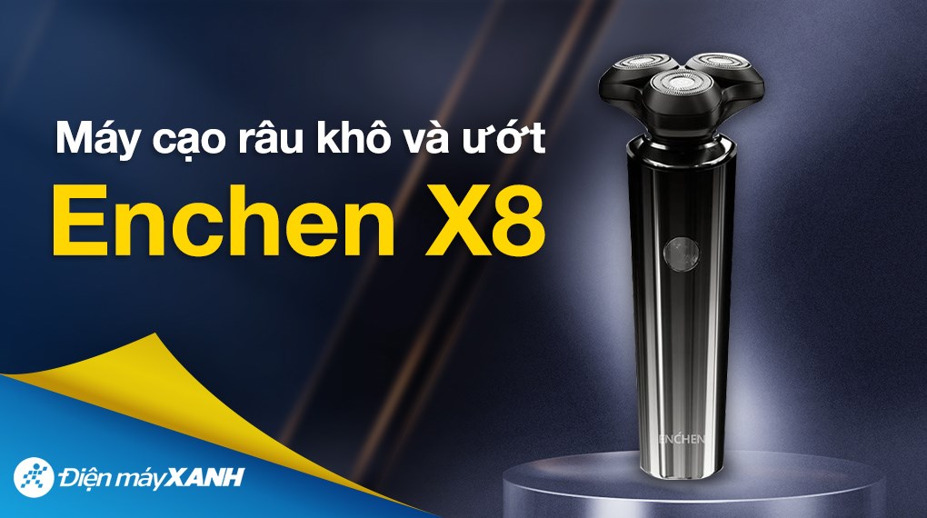 Máy cạo râu khô và ướt Enchen X8