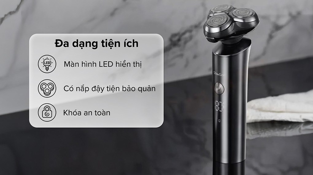 Máy cạo râu khô và ướt Showsee F305-GY