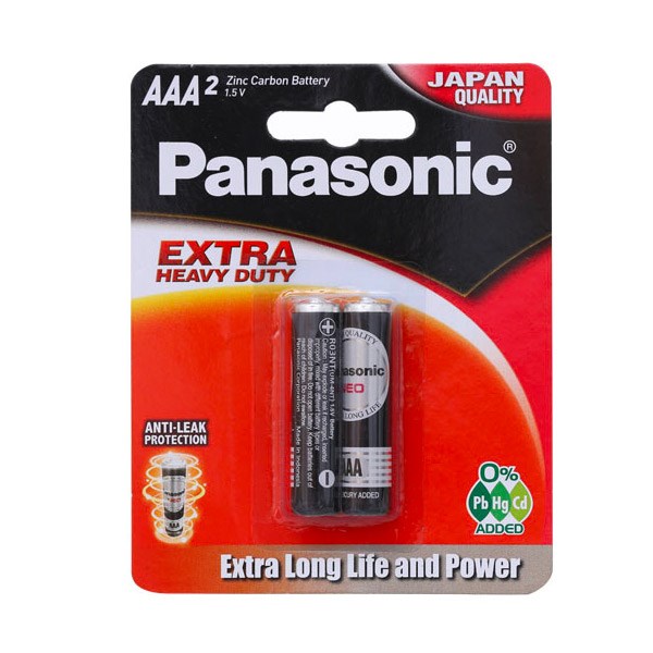 Pin Aaa 2 Viên Manganese Panasonic R03Nt - 2B