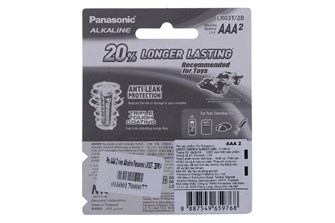 Pin AAA 2 viên Panasonic Alkaline LR03T/2BPKV (LR03T/2B-V) 2