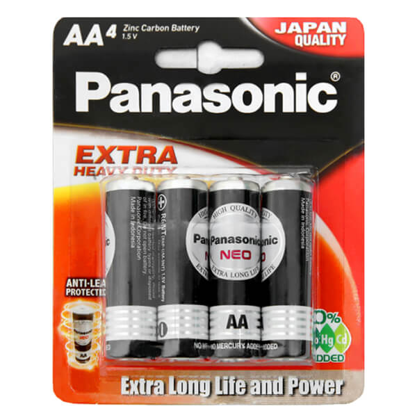 4 viên pin AA Panasonic Manganese