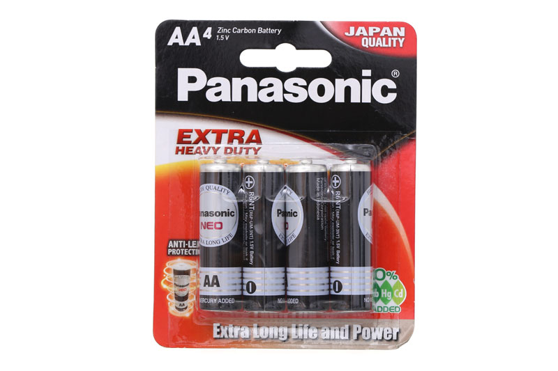 PIN PANASONIC MANGANESE AA R6NT/4B-V