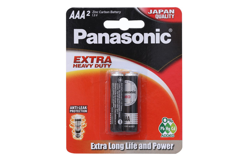 PIN PANA MANGANESE AAA R03NT/2B-V 2