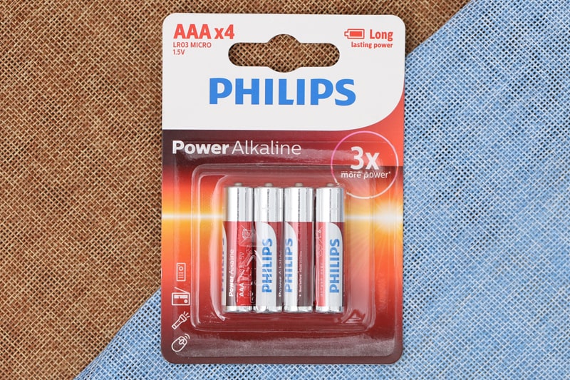 Pin AAA 4 viên Alkaline Philips LR03P4B