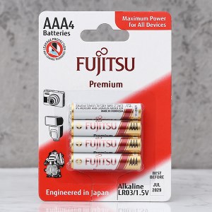 Vỉ 4 viên pin tiểu AAA Fujitsu LR03 (4B )FP-W-FI_AAA