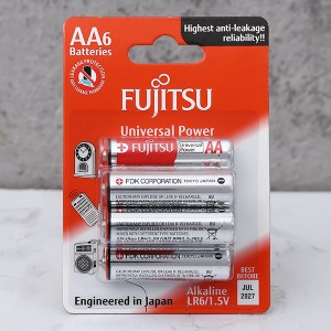 6 viên Pin Fujitsu Alkaline LR6 giá tốt tại Bách hoá XANH