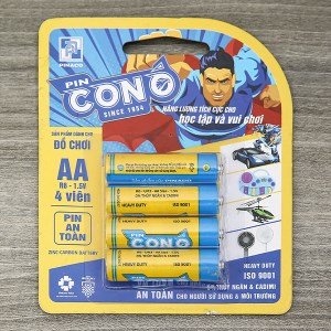 Vỉ 4 viên pin AA Con Ó AAR6P PVC giá tốt tại Bách Hoá XANH