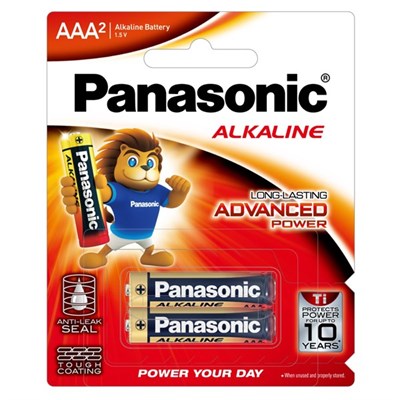 Pin AAA 2 viên Alkaline Panasonic LR03T