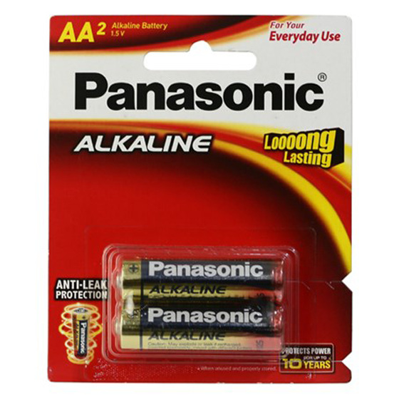 Pin AA 2 viên Alkaline Panasonic LR6T-2B-V