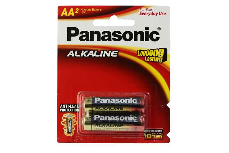 Pin AA 2 viên Panasonic Alkaline LR6T-2B-V