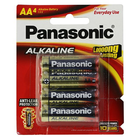 Pin AA 4 viên Alkaline Panasonic LR6T-4B-V