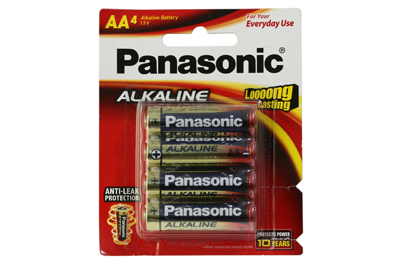 Pin AA 4 viên Panasonic Alkaline LR6T-4B-V