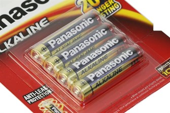 Pin AAA 4 viên Panasonic Alkaline LR03T-4B-V - Giao bao bì ngẫu nhiên 10