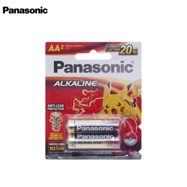 Pin AA 2 viên Alkaline Panasonic LR6T-2BPKV
